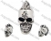 Stainless Steel Casting Solid Three-dimensional/ tridimensional Skull Pendants - KJP010039