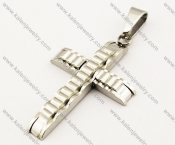 Stainless Steel Cross Pendants in Silver - KJP190070