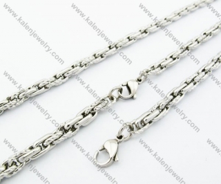 Stainless Steel Necklace and Bracelet Jewelry Sets - KJS100009