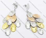Stainless Steel Plating Earring - KJE050746