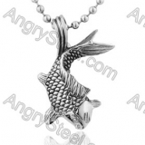 Stainless Steel Carp Pendant - KJP350108
