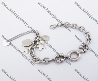 Stainless Steel Stamping Bracelet KJB440007