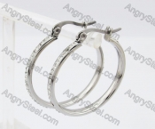 Stainless Steel Stone Earring KJE320256