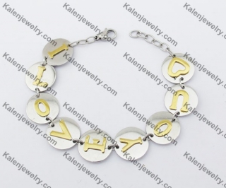 Stainless Steel Stamping Bracelet  KJB440018