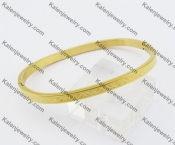 Gold Plating Stainless Steel Bangle KJB280031