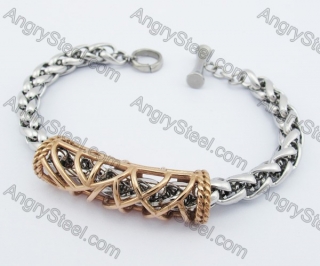 13mm Wide Rose Gold Fashion Bracelet KJB450296