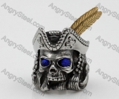 Stainless Steel Skull Ring KJR090411