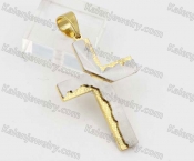 Stainless Steel Cross Pendant KJP190575