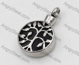 Steel Perfume Bottle Pendant KJP570154