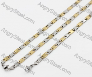 590/210×6.1 mm Bracelet and Necklace Set KJS750084